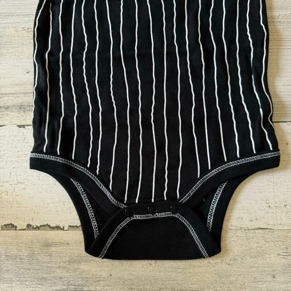 NEW Disney Nightmare Before Christmas Jack Skellington Baby Cosplay Bodysuit Hat